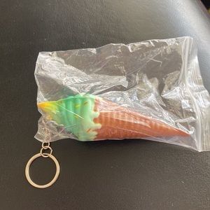 Ice Cream Cone Keychain